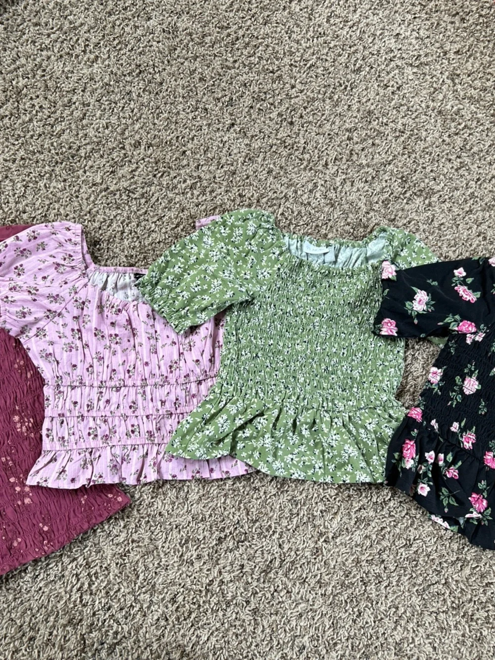 The Childrens Place, Thereabouts, and Art Class tops (7-8)